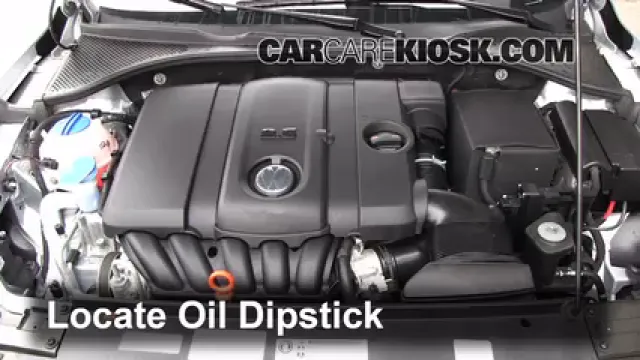 2012 Volkswagen Passat S 2.5L 5 Cyl. Sedan (4 Door) Huile Vérifier le niveau de l'huile